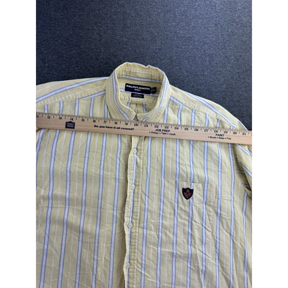 Ralph Lauren Golf Men's Oxford Shirt Size XL Tilden VTG Crest 90's Loose Comfort - Picture 13 of 16